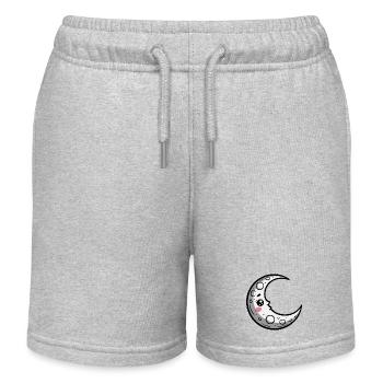 Lune - Short de jogging enfant bio Stanley/Stella - gris chiné - Devant
