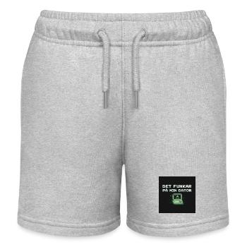 Entwickelt Humor – es funktioniert auf meinem Computer - Kinder Organic Joggingshorts Mini Bolter von Stanley/Stella - Grau meliert - Vorne