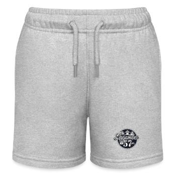 Sejerlänner Lagombes Allrounder Siegerländer Platt - Kinder Organic Joggingshorts Mini Bolter von Stanley/Stella - Grau meliert - Vorne