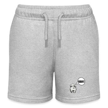 Goodbye Dog Farewell - Kids Organic Sweat Shorts by Stanley/Stella - heather grey - Front