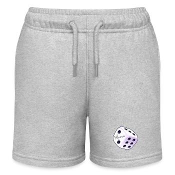 Maman de la Joueuse de Société de Dés - Short de jogging enfant bio Stanley/Stella - gris chiné - Devant