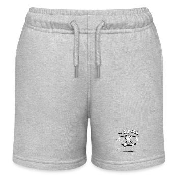 Der Ollie-Gral - Kinder Organic Joggingshorts Mini Bolter von Stanley/Stella - Grau meliert - Vorne