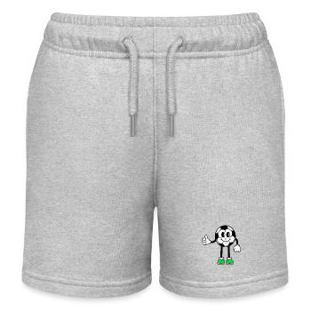 Pouces levés pour le football - Short de jogging enfant bio Stanley/Stella - gris chiné - Devant
