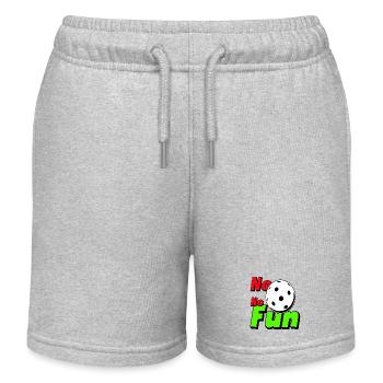 Floorball , No Floorball No Fun - Kinder Organic Joggingshorts Mini Bolter von Stanley/Stella - Grau meliert - Vorne