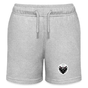 Aigle Mascotte Logo Sport Gaming Cadeau - Short de jogging enfant bio Stanley/Stella - gris chiné - Devant
