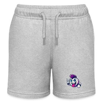 Punk Rock Volleyball Maskottchen - Kinder Organic Joggingshorts Mini Bolter von Stanley/Stella - Grau meliert - Vorne