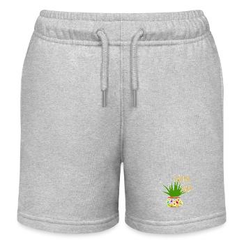 Zimmerpflanzen-Witz zweideutig lustiger Spruch  - Kinder Organic Joggingshorts Mini Bolter von Stanley/Stella - Grau meliert - Vorne