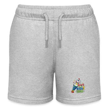 Bereit Für Klasse 1 - Kinder Organic Joggingshorts Mini Bolter von Stanley/Stella - Grau meliert - Vorne