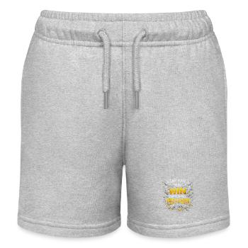 Gewinnen Lernen - Kinder Organic Joggingshorts Mini Bolter von Stanley/Stella - Grau meliert - Vorne