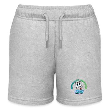 Graffiti Crazy Eyes Logo - Short de jogging enfant bio Stanley/Stella - gris chiné - Devant