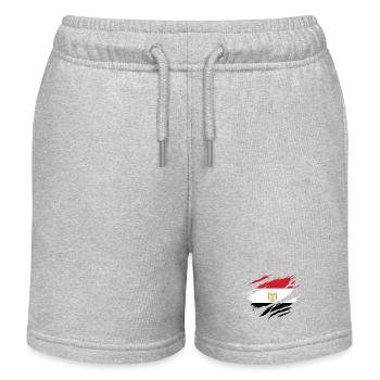 Égypte Drapeau Égyptien Égyptienne - Short de jogging enfant bio Stanley/Stella - gris chiné - Devant
