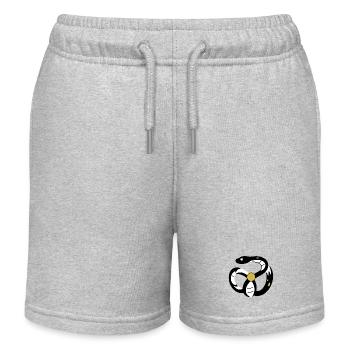 Symbole du Serpent Infini Streetwear minimaliste - Short de jogging enfant bio Stanley/Stella - gris chiné - Devant