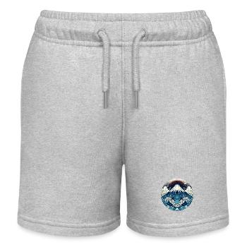 Fuji Dream - Kinder Organic Joggingshorts Mini Bolter von Stanley/Stella - Grau meliert - Vorne