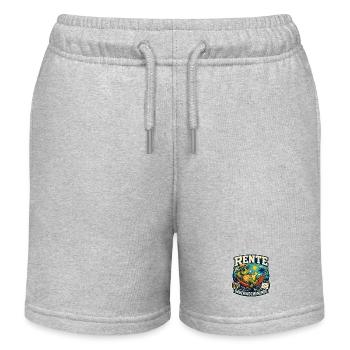 Rente – Dauerwochenende - Kinder Organic Joggingshorts Mini Bolter von Stanley/Stella - Grau meliert - Vorne