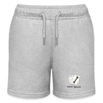 Das Ass der Leckerlis! - Kinder Organic Joggingshorts Mini Bolter von Stanley/Stella - Grau meliert - Vorne