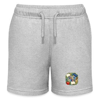 Zurück in die Schule: Bücher und Zubehör - Kinder Organic Joggingshorts Mini Bolter von Stanley/Stella - Grau meliert - Vorne