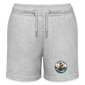 SUP Paddleboard Board Stand Up paddel Supboard - Kinder Organic Joggingshorts Mini Bolter von Stanley/Stella - Grau meliert - Vorne