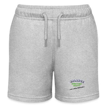 BALANCE – Alles summiert sich, wenn nichts Ov wird - Kinder Organic Joggingshorts Mini Bolter von Stanley/Stella - Grau meliert - Vorne