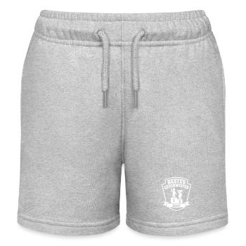 Bestes Geschwister 2027 – Sieger Podest Emblem - Kinder Organic Joggingshorts Mini Bolter von Stanley/Stella - Grau meliert - Vorne