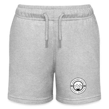 Support your local farmer - Natur & Landwirtschaft - Kinder Organic Joggingshorts Mini Bolter von Stanley/Stella - Grau meliert - Vorne