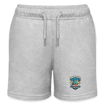 Abenteuer Schule 2026 – Ich bin bereit - Kinder Organic Joggingshorts Mini Bolter von Stanley/Stella - Grau meliert - Vorne
