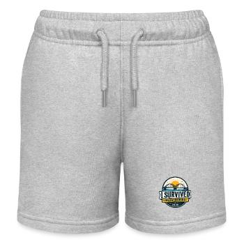 I Survived Merwedebrug 2026 - Kids Organic Sweat Shorts by Stanley/Stella - heather grey - Front