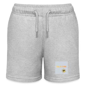 Stay cool - Kids Organic Sweat Shorts by Stanley/Stella - heather grey - Front