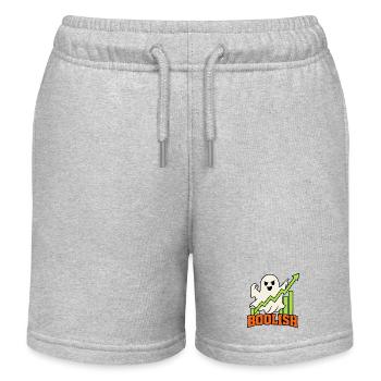 BooLish Wachstumsgeist - Kinder Organic Joggingshorts Mini Bolter von Stanley/Stella - Grau meliert - Vorne