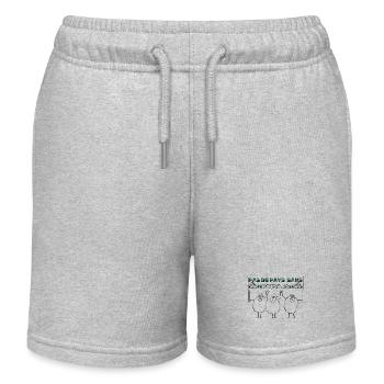 Pas de pays sans paysans - Short de jogging enfant bio Stanley/Stella - gris chiné - Devant