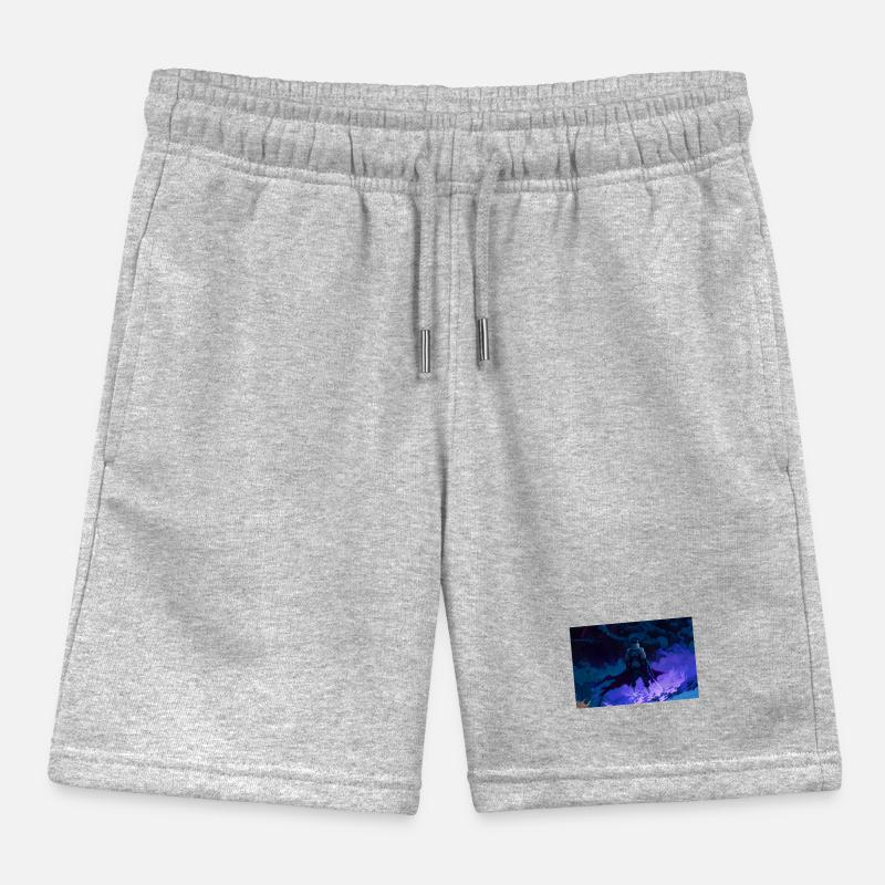 Demon Warrior Kids Organic Sweat Shorts by Stanley/Stella