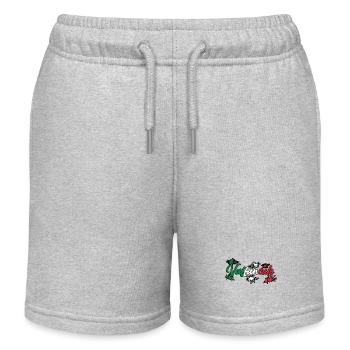 Italien Italiener Vaffanculo - Kinder Organic Joggingshorts Mini Bolter von Stanley/Stella - Grau meliert - Vorne