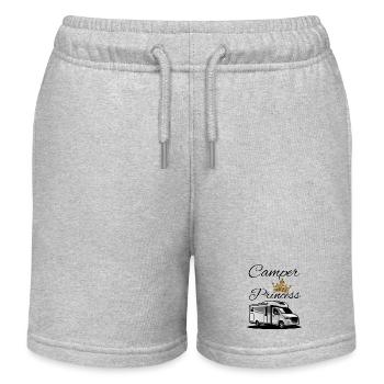 Camper Princesse-Camper Princesse - Short de jogging enfant bio Stanley/Stella - gris chiné - Devant