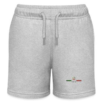 Italie Italien Italien Italie - Short de jogging enfant bio Stanley/Stella - gris chiné - Devant