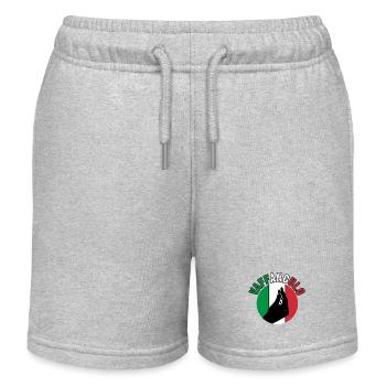 Italien Italiener Vaffanculo - Kinder Organic Joggingshorts Mini Bolter von Stanley/Stella - Grau meliert - Vorne
