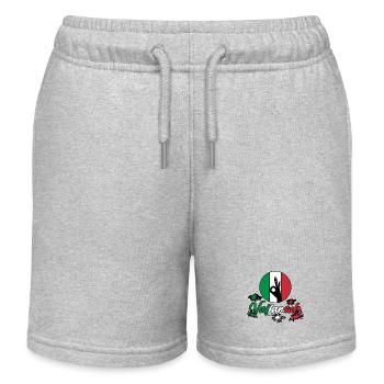 Italien Italiener Vaffanculo - Kinder Organic Joggingshorts Mini Bolter von Stanley/Stella - Grau meliert - Vorne