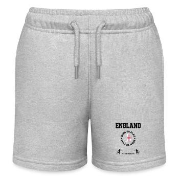 Angleterre - Short de jogging enfant bio Stanley/Stella - gris chiné - Devant
