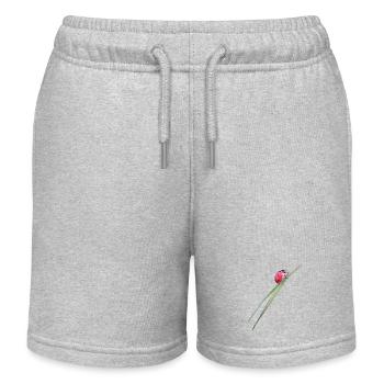 Ladybird - Kids Organic Sweat Shorts by Stanley/Stella - heather grey - Front