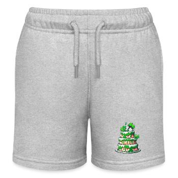 Geburtstagstorte / Kuchen / Happy Birthday / Torte - Kinder Organic Joggingshorts Mini Bolter von Stanley/Stella - Grau meliert - Vorne