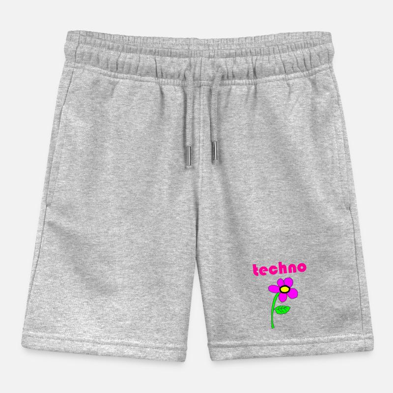 techno blume Kinder Organic Joggingshorts Mini Bolter von Stanley/Stella