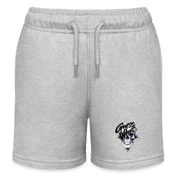 Rate mal was - Kinder Organic Joggingshorts Mini Bolter von Stanley/Stella - Grau meliert - Vorne