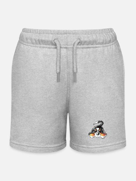 Mignon Bouvier bernois - Chiens - Short de jogging enfant bio Stanley/Stella - gris chiné