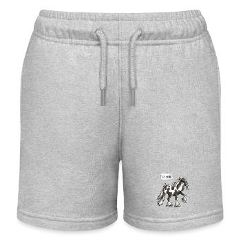 Hottehüüü Irish Tinker - Kinder Organic Joggingshorts Mini Bolter von Stanley/Stella - Grau meliert - Vorne