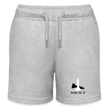 Schach - Kinder Organic Joggingshorts Mini Bolter von Stanley/Stella - Grau meliert - Vorne