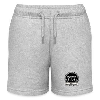 Lieblingsort Kiel - Kinder Organic Joggingshorts Mini Bolter von Stanley/Stella - Grau meliert - Vorne
