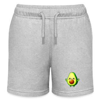 Avocat - Short de jogging enfant bio Stanley/Stella - gris chiné - Devant