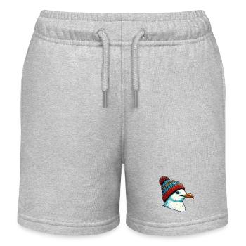 Möwe - Kinder Organic Joggingshorts Mini Bolter von Stanley/Stella - Grau meliert - Vorne