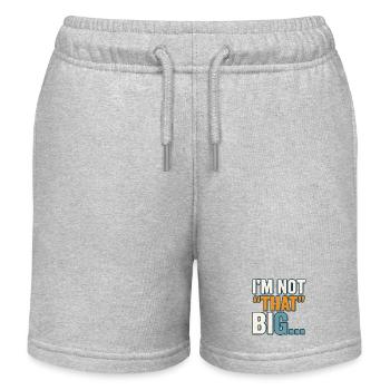 Je ne suis pas cette blague drôle de grande citation - Short de jogging enfant bio Stanley/Stella - gris chiné - Devant