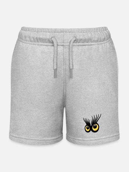 Yeux - Short de jogging enfant bio Stanley/Stella - gris chiné