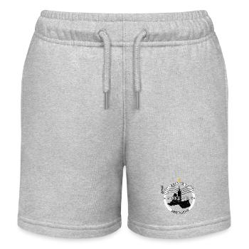 Destination Bonne Mère Marseille - Short de jogging enfant bio Stanley/Stella - gris chiné - Devant