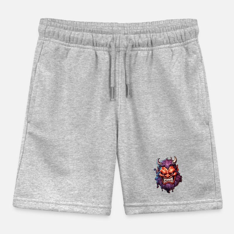 Devil / Hell / Horror / Devilish / Evil Kids Organic Sweat Shorts by Stanley/Stella